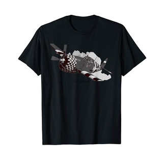 ราคา เสื้อยืด ลายเครื่องบินรบ Thunderbolt Warbird P-47 ใส่สบาย ดีไซน์ใหม่S-5XL