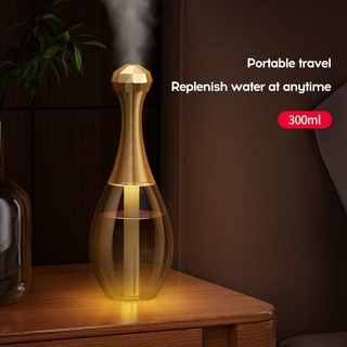 2021 ใหม่โคมไฟที่มีสีสันขวดน้ำหอม USB Spray Humidifier ชาร์จมินิเดสก์ท็อปแบบพกพาขนาดเล็ก Humidifier