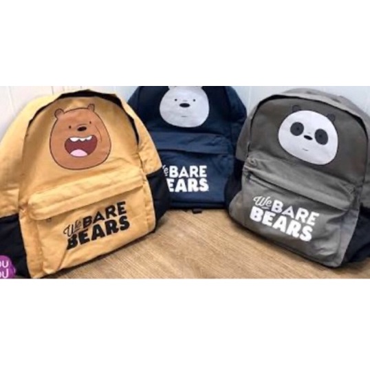 กระเป๋าเป้ 🎒 We Bare Bears หมีกริซลี่