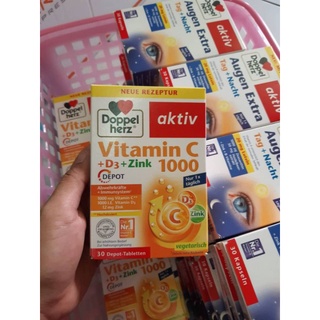 Doppel herz Vitamin C 1000 + D3 + Zink 30 St