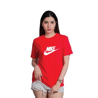 เสื้อ Nike (สีแดง) เสื้อยืดแฟชั่น เสื้อคอกลม ผ้าcotton Fully comb 100% สวมใส่ได้ทั้งหญิงและชาย