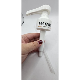 หัวปั๊ม Monin โมนิน ฝาเกลียว ขนาด 10ml Monin หัวปั๊มน้ำเชื่อม ไซรัป Syrup