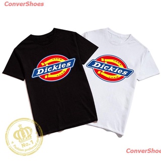 Tee เสื้อยืดผู้ชายและผู้หญิง Dickies เสื้อยืดคอกลมลายอนิเมะพลัสไซส์สําหรับผู้ใหญ่ Sports T-shirt