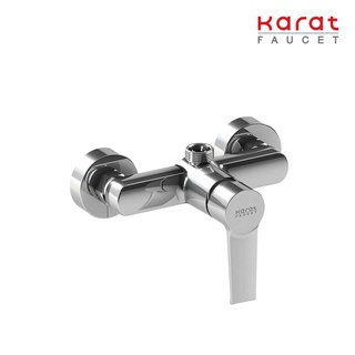 Karat Faucet ก๊อกผสมยืนอาบแบบก้านโยกติดผนัง สำหรับชุด Rain Shower ขนาด?3/4 นิ้ว (6 หุน) รุ่น KF-18-780-50