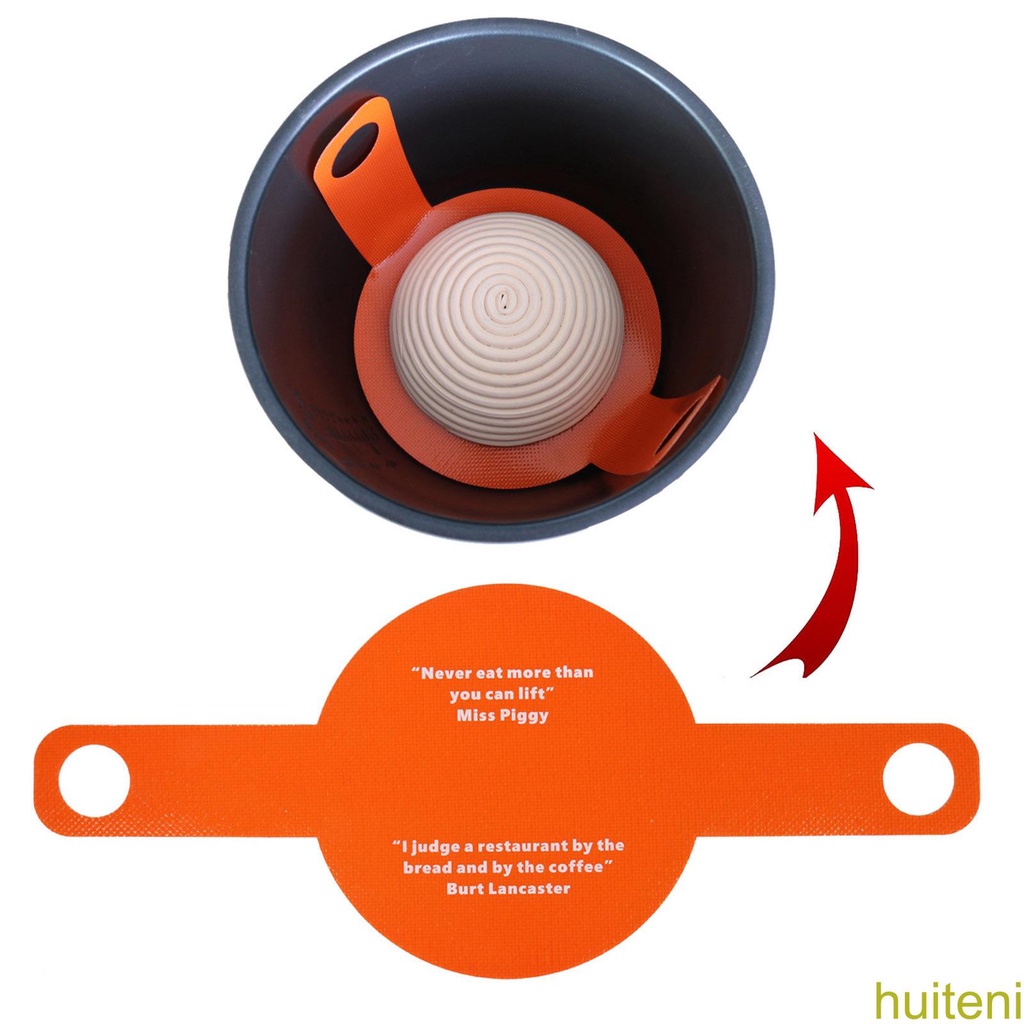[huite]Bread Basics Silicone Baking Mat for Dutch Oven Bread Baking