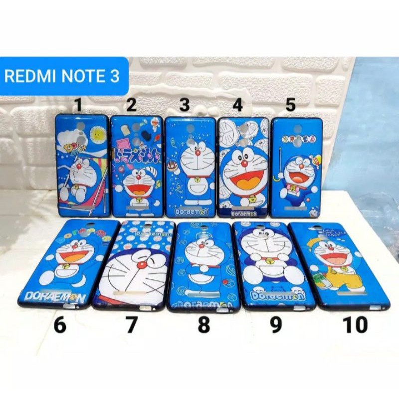 Softcase Doraemon Xiomi Redmi Not 3 Casing Case Silicone Fuze Full Cute