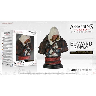 ฟิกเกอร์ ASSASSINS CREED IV BLACK FLAG EDWARD KENWAY BUST LEGACY COLLECTION - FIGURE