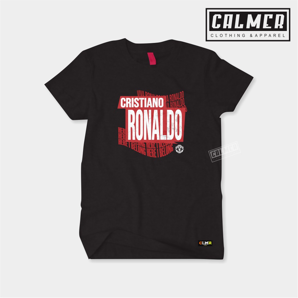 Ronaldo CR7 MU 2021 manchester united เสื้อยืดลําลอง