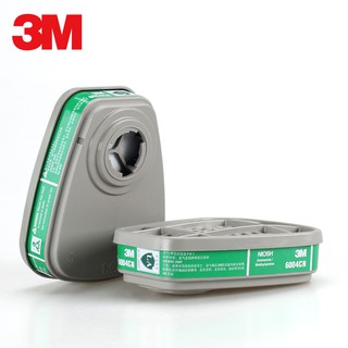 3M 6004 หน้ากากกรองแก๊สเคมีกล่องกรองกลิ่นกลิ่นเมทิลามีน