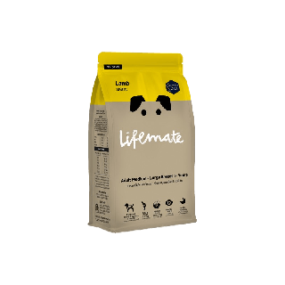 Lifemate อาหารสุนัขโต สำหรับพันธุ์กลาง - พันธุ์ใหญ่ อายุตั้งแต่ 1 ปีขึ้นไป Lamp รสแกะ 3 กิโลกรัม