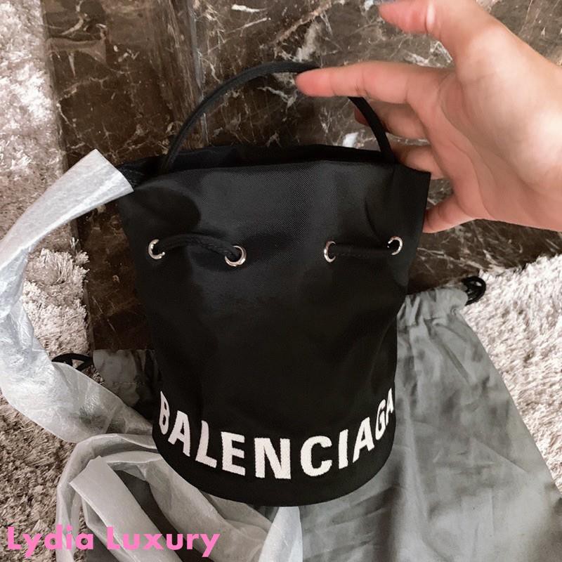 ถูกที่สุด ของแท้ 100% Balenciaga bucket bagชุดเต็ม
