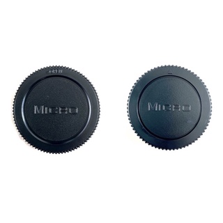 ฝาปิดท้ายเลนส์ Micro 4/3 Rear Lens Cap + Body Cap ฝาปิดบอดี้ Olympus Panasonic M4/3