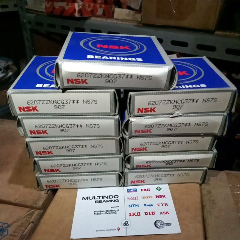 แบริ่ง 6207 ZZ KN C3 (CONES) NSK JAPAN ORIGIN