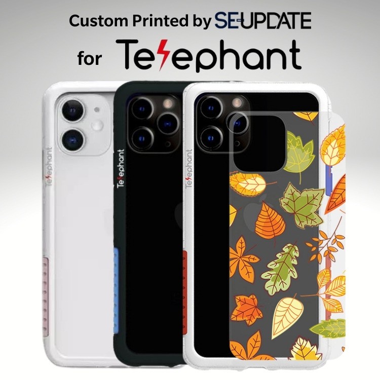 แผ่นพลาสติกกันรอย พิมพ์ลาย AUTUMN สำหรับเคส Telephant NMDer Bumper iPhone 12 / 11 / Pro / Pro Max