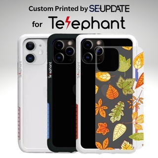 แผ่นพลาสติกกันรอย พิมพ์ลาย AUTUMN สำหรับเคส Telephant NMDer Bumper iPhone 12 / 11 / Pro / Pro Max