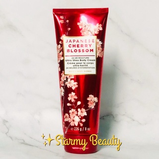 JAPANESE CHERRY BLOSSOM Bath &amp; Body Works Body Cream 226 ml. กลิ่นหอม อบอุ่น อ่อนโยน มีความสุข