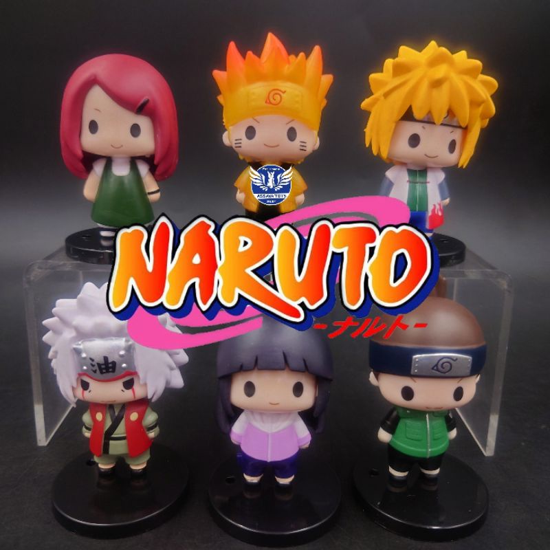 โมเดล Pop นารูโตะ ขนาด 6-7 Cm ชุด#1 ครบเซ็ต 6 ตัว น่ารักมากๆ วัสดุอย่างดี ราคาถูก พร้อมส่งทันที ครบชุดถูกกว่า Naruto