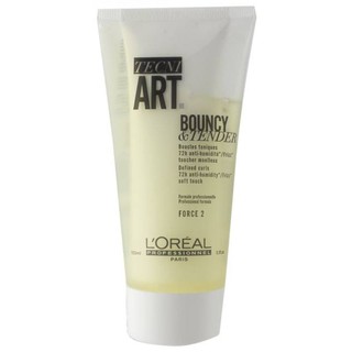 Loreal Tecni art bouncy &amp;tender curly cream gel 150ml มาใหม่ครีมจับลอนนวตกรรมใหม่ ในหลอดมีครีมและเจลในหลอดเดียว สามารถใช