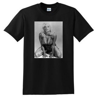 T-shirt  มาใหม่ เสื้อยืด ลายโปสเตอร์ Jayne Mansfield น่ารัก สําหรับผู้ชายS-5XL