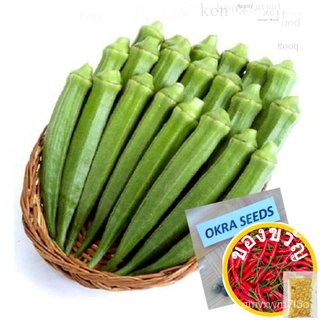Okra Seeds (20Pcs/Pack) Smooth Green母婴/儿童/苹果/芹菜/花园/种子/木瓜/男装/向日葵/香菜/ C8IP