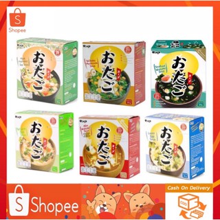 🔥SALE🔥ซุปใสกึ่งสำเร็จรูปญี่ปุ่น🍲ตราโอทาโกะ OTAGO(ไข่สาหร่าย,ไข่ผักโขม,ไข่ผักรวม,เห็ดหอม,มิโสะวากาเมะ,ซีฟู้ดสาหร่าย)