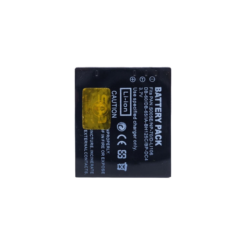 CELLONIC, Batteria per Fotocamera, compatibile con Ricoh GR Digital III, DB- 65, Caplio GX100, DB-60 (3.7V, 1100mAh