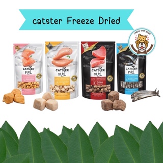 Catster Play Freeze Dried Treats &amp; Toppers for Cats แคทสเตอร์ ขนมและทอปปิ้งฟรีซดายสำหรับแมว ขนาด 40 กรัม