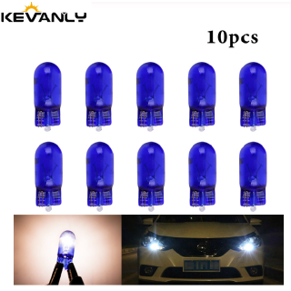 T10 W5W 194 W5W Natural Blue Glass White light Halogen Xexon Light Bulbs 12V 5W Replacement Bulbs License Plate lights 10pcs