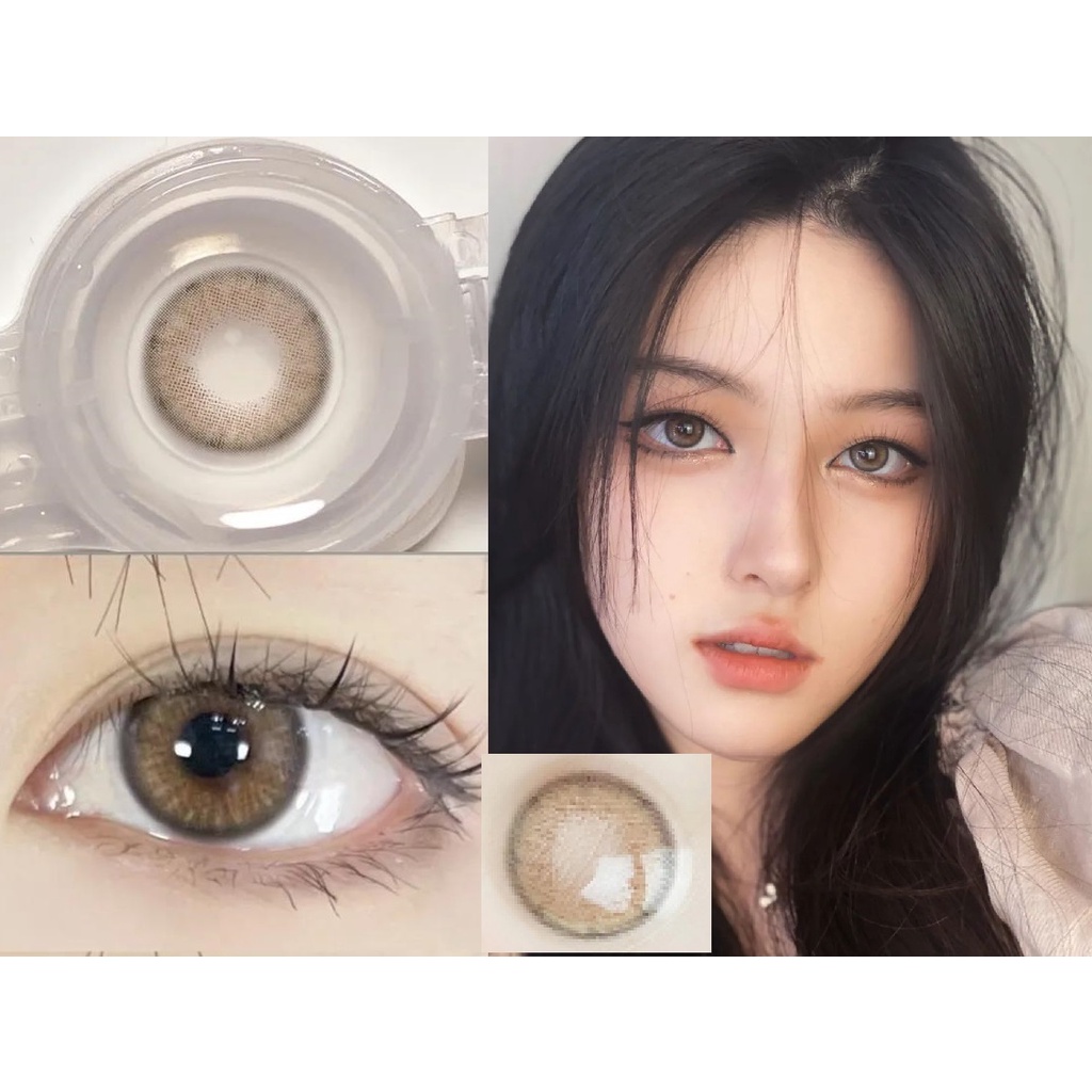 (21.Dec.17 ) HLMAO Series คอนแทคเลนส์ สีเทา 14.00 มม. 0-8.00