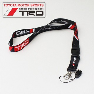 พวงกุญแจจี้โลโก้เชือกเส้นเล็กสําหรับ toyota racing