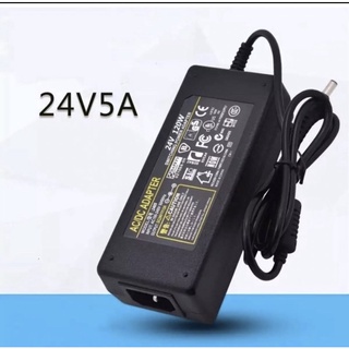 LED Power Adapter พร้อมปลั๊ก AC100-240V ถึง DC 24V 12V 5A 4A เทปแหล่งจ่ายไฟLED Stripขับเคลื่อนโดย