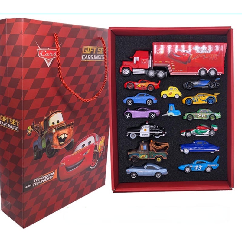 ชุดโมเดลรถยนต์แข่งขัน Lightning McQueen ของเล่นสําหรับเด็ก