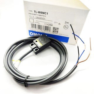 TL-W5MC1  proximity switch 3 สาย ระยะจับ 5มิล ชนิด NPN NO แหล่งจ่าย 12-24VDC