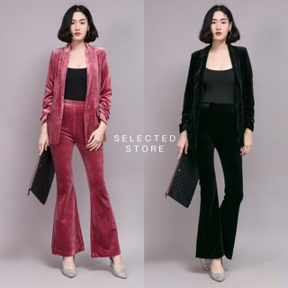 Velvet Blazer Set