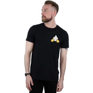 ดิสนีย์เสือยืดผู้ชาย เสื้อบอดี้โ Disney Mens Donald Duck Backside Breast Print T-Shirt Disney T-shirt