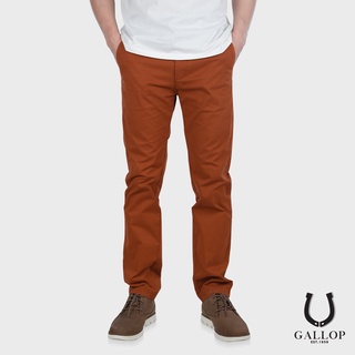 GALLOP : CHINO PANTS  กางเกงขายาว (ผ้าชิโน) รุ่น GL9007 / 2 สีวินเทจ