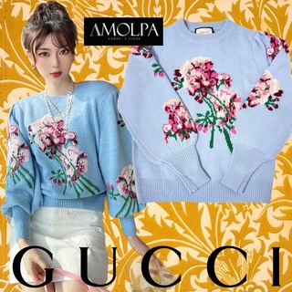 เสื้อ TOP GUCCI SKY FLOWER KNIT  2021SS