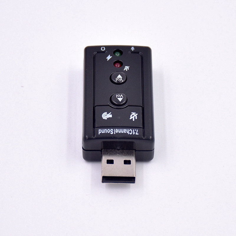 ซาวน์การ์ด USB 7.1 ฟรีการ์ดเสียงภายนอก