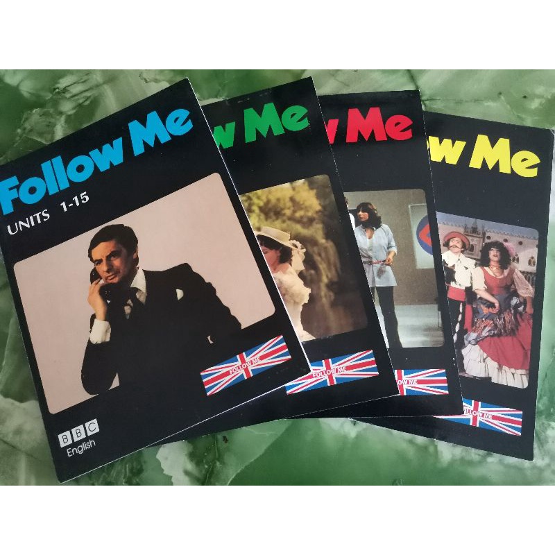 (ไม่มีซีดี)ชุดหนังสือเรียนภาษาอังกฤษFollow Me ครบชุด4เล่ม