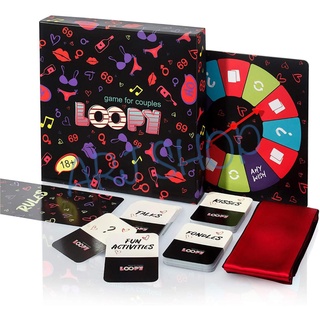 Loopy : Couple Board game For Adults - บอร์ดเกม moment กระชับความสัมพันธ์ การ์ดคำสั่ง เกมคู่รัก เกมเล่นกับเพื่อน