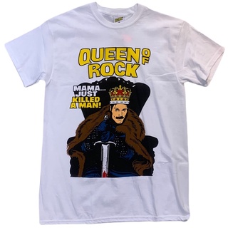 เสื้อยืดผ้าฝ้ายพิมพ์ลายแฟชั่น COSMIC FREDDIE MERCURY (QUEEN OF ROCK) TEE