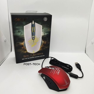 Oker Gold Series GM-142 Gloeing Gaming Mouse / Mouse Gaming /เม้าส์เกมส์มิ่ง / เม้าส์