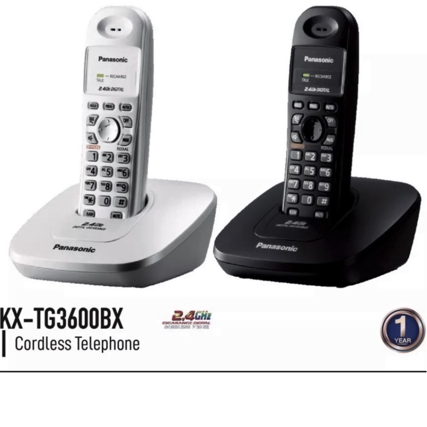 โทรศัพท์ไร้สาย Panasonic KX-TG3600
