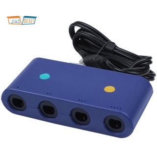 For Gamecube Controller Adapter For Nintendo Switch Wii U Pc 4 Ports With Turbo And Home Button e No Driver