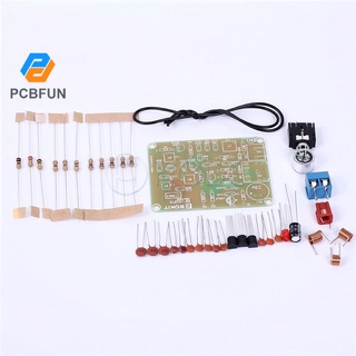 Pcbfun โมดูลส่งสัญญาณวิทยุ FM ไมโครโฟนไร้สาย DIY 1.5-9V 88-108MHz