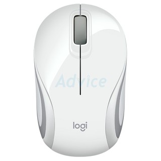 Wireless Optical Mini Mouse LOGITECH (M-187) White (สีใหม่)