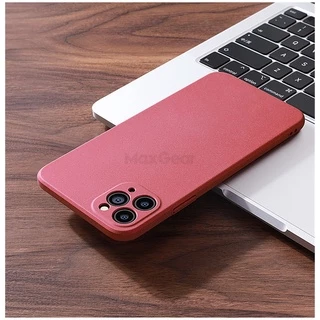 หรูหรา Matte กันกระแทก Hard PC สําหรับ iPhone 16 15 Pro Max 13 12 11 Pro MAX XR XS Max 8 7 Plus 14 Plus 15 Plus 14 Pro Max 12 13 Pro Max 16 Pro Max Simple Ultra Thin ฝาหลัง
