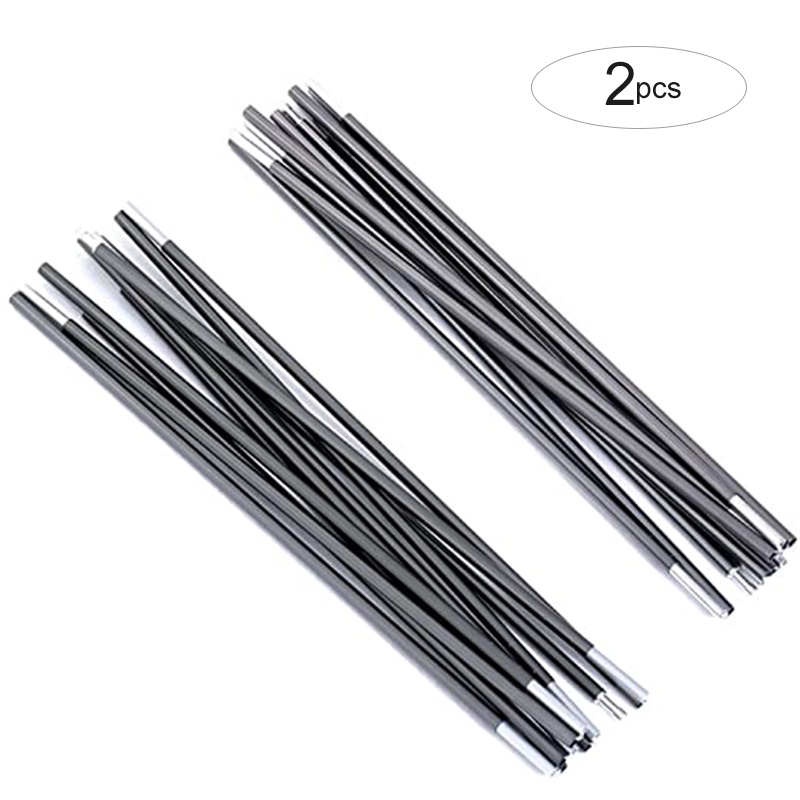 Desert Fox เต็นท์เสาอลูมิเนียมน้ําหนักเบา 1 คู่เต็นท์อลูมิเนียม Rod เต็นท์เปลี่ยน Sun Shelter Campin