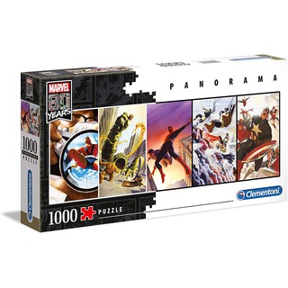 จิ๊กซอว์ Clementoni - Marvel 80 years  1000 piece (Panorama)  (ของแท้  มีสินค้าพร้อมส่ง)