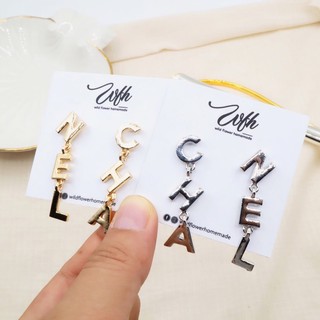 WFH chandelier earrings : CN | gold | silver